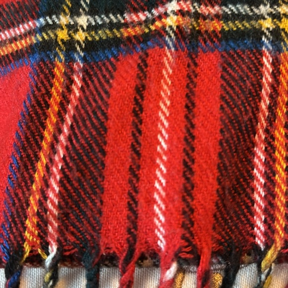 Christian Dior Monsieur Cashmair plaid scarf amazing vintage condition